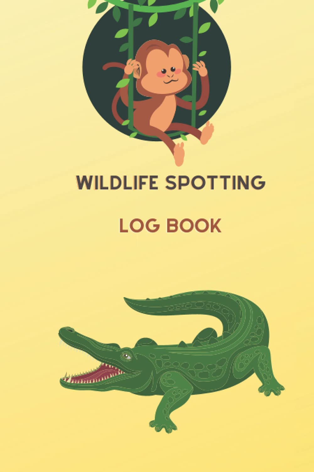 Wildlife watching logbook for kids: Children's log for wildlife watching, safari, kids animal conservation