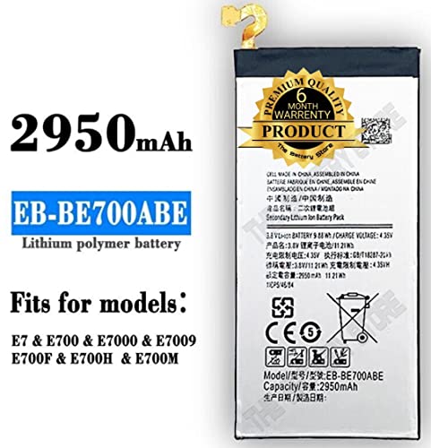Image of THE BATTERY STORE Original EB-BE700ABE Battery for Samsung Galaxy E7 Battery with 6Month Warranty and high Capacity Battery Backup (for Samsung E7 BE700ABE)