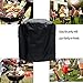 J&C 27x27-inch Round BBQ Cover Barbecue Gas BBQ Grill Cover Waterproof UV Resistant/Fits Grills of Kettle Style