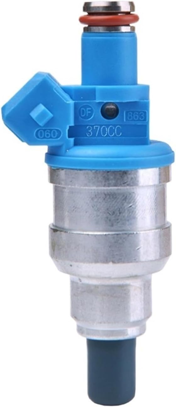 6X 370cc Fuel Injector Compatible with Racing Modified Car Compatible with Honda B16 B18 B20 D16 D18 F22 H22 H22A Flow Capacity Injection Bico Nozzle Direct Replacement Fuel Injection Valve Kit