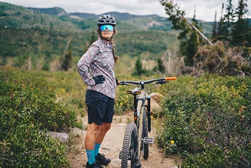 Bermuda de ciclismo Savvy da Club Ride Apparel – Short de ciclismo feminino, Preto, Small