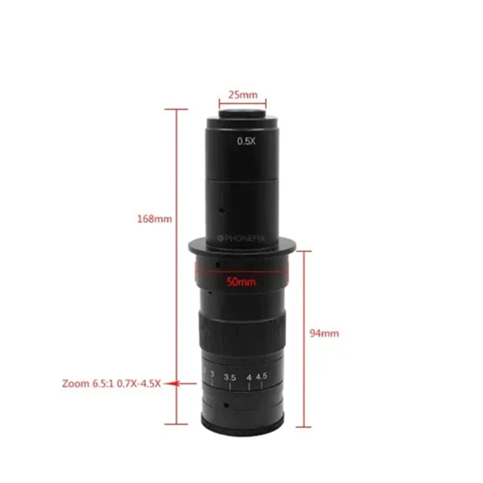 Mikroskop cyfrowy, Mikroskopowa Kamera Wideo USB Z Regulowanym Zoomem 180X I Mocowaniem Typu C