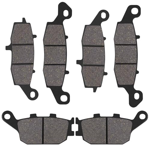 SOLLON Front and Rear Brake Pads for Suzuki 650 DL650 VStrom 2004-2020 DL1000 1000 V-Strom 2002-2010 SV650 SV 650 2003-2015 GSR750 2011-2015