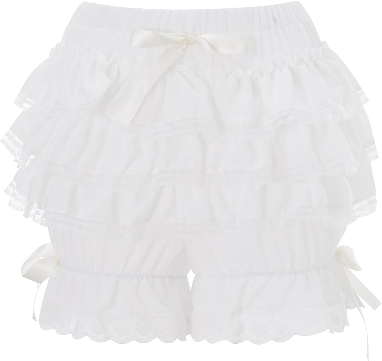 Women Lolita Bloomers Y2k Ruffle Pumpkin Panties Lace Trim Cute Shorts Layered Bottom Fairy Sweet Pettipants - Image 5