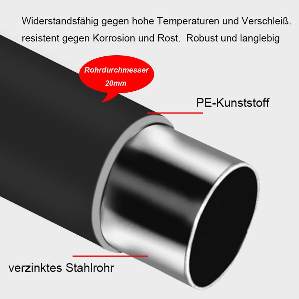 Metalowa kratka na rośliny pnące i róże o szerokości 60 cm i szerokości 220 cm odporna na warunki atmosferyczne podpórka ogrodowa montowana na ścianie czarno-biała trwała roślina pnąca idealna do