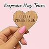 WishStrings Good Luck Gift – Pocket Hug Wooden Heart Keepsake | Handmade Letterbox Gift for Exams, New Jobs & New Beginnings #2