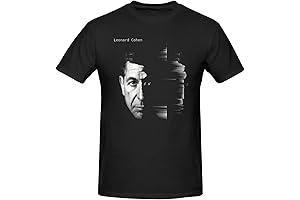 Leonard Cohen T-shirt: A Homage in Every Stitch