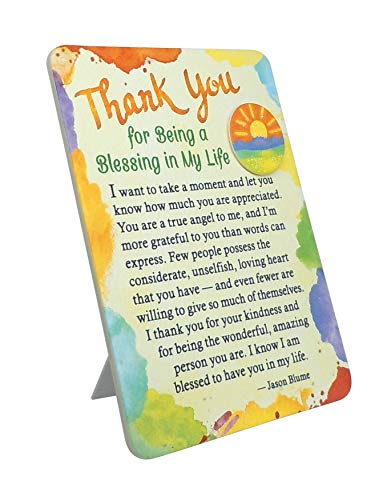 Blue Mountain Arts Appreciation Magnet With Easel Back—Gift To Express Gratitude To An Angel In Your Life, 4.9 X 3.6 Inches (Thank You For Being A Blessing In My Life) #TOP3