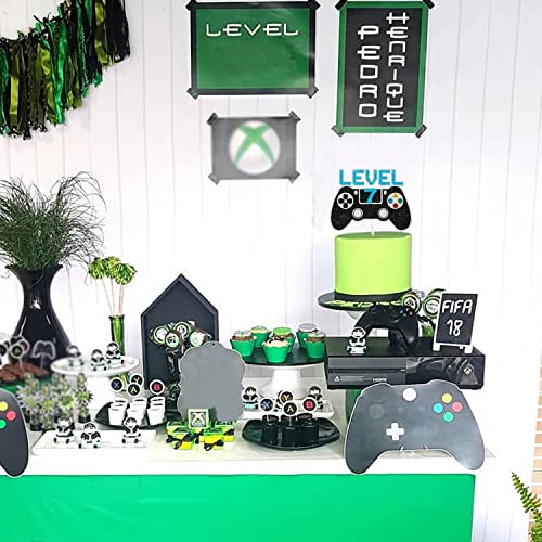 Unlock Video Game Level Up 7Th Happy Birthday Cake Topper - Video Game Themed Birthday Party, Controller Themed Party Winner Decoration For Teen Boys Or Girls - Sugargera #TOP3
