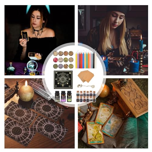 Kit de suministros completos de brujas con manual de aprendizaje sencillo 5