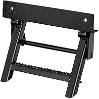 Vista 1 de Buyers Products RS1 - Escalón retráctil negro de 1 peldaño para camión, 17.38 x 15 pulgadas, peldaños antideslizantes, soporte en forma de L, centro