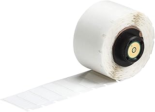 Printer Label, 3/8 In. W, Vinyl, PK 500