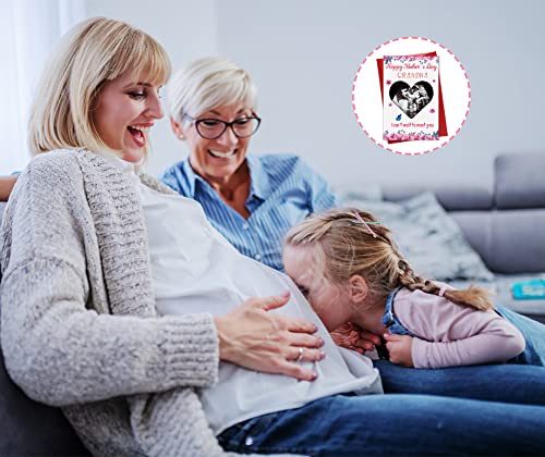 Waahome Happy Mothers Day Card For First Time Grandma, Grandma 1St Mothers Day Card With Sonogram Picture Insert, First Mothers Day Gift Card For First Time Grandma New Grandmother Grandma To Be #TOP5