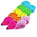 Fullmark Back To School Value Pack Permanent Adhesive / Glue Roller, 6mm X 18m each, Assorted Colors, 10-pack + 2 FREE Pink Escal Glue Roller worth 6.99 each