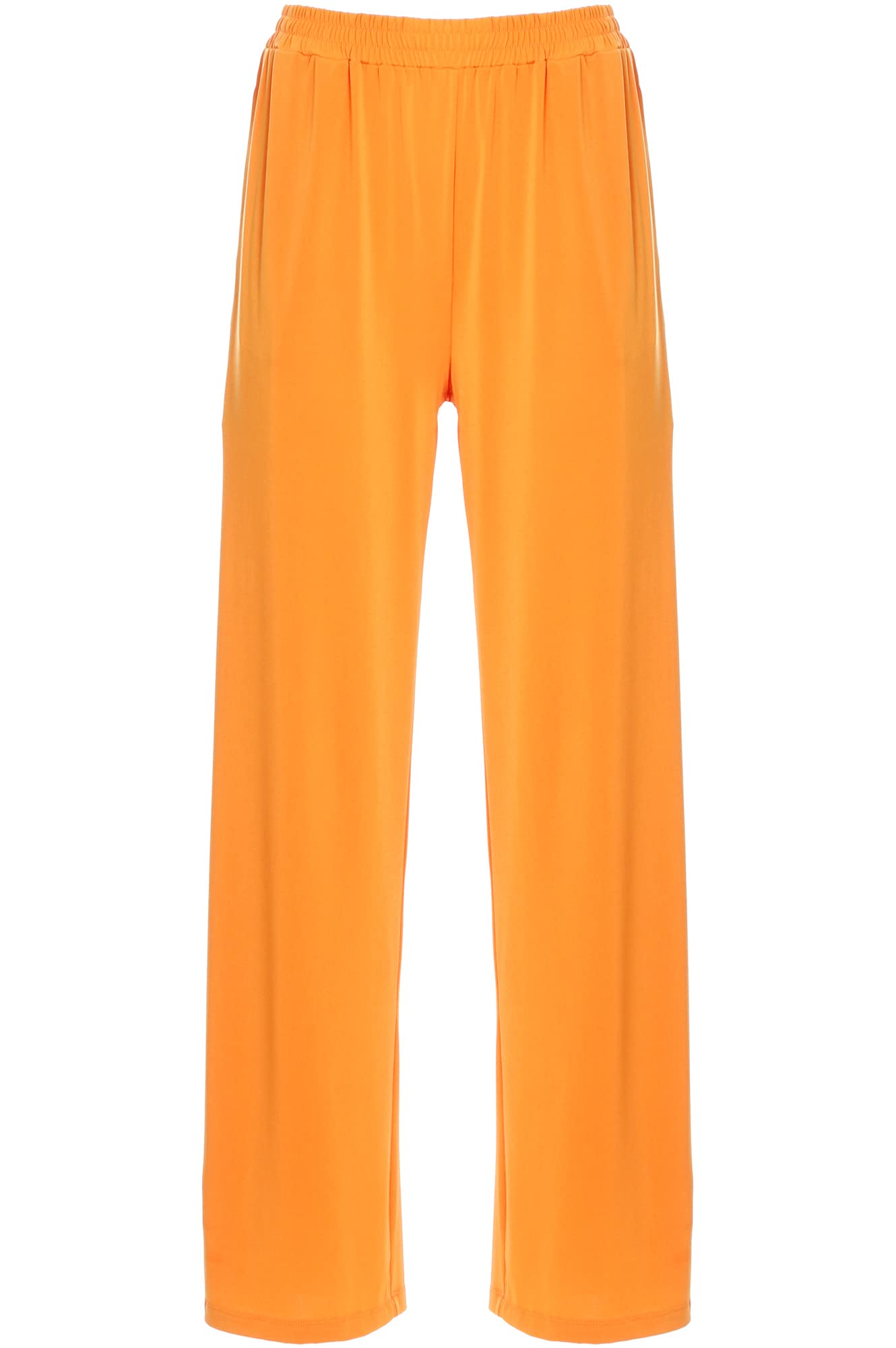 CafèNoir Pantalones Palazzo con elástico de jersey