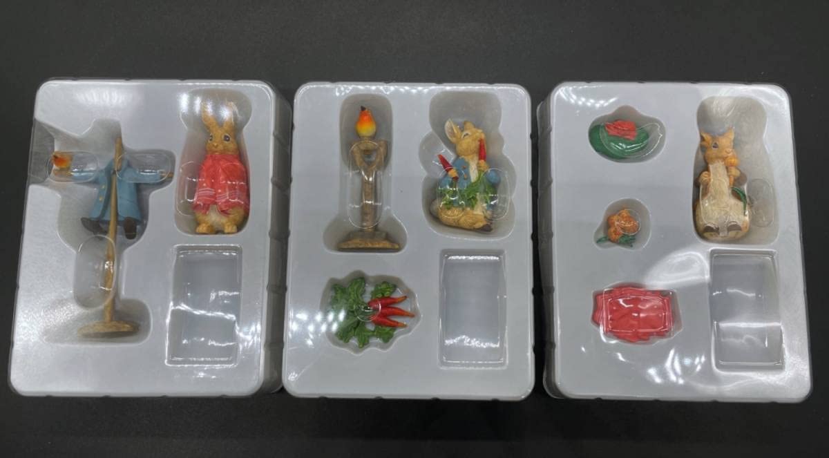 Amazon | ピーターラビット フィギュアコレクション 3点フルコンプ