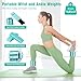Pilates Kit, Home Pilates Equipment Set, Yoga Workout Kit for Women with 14