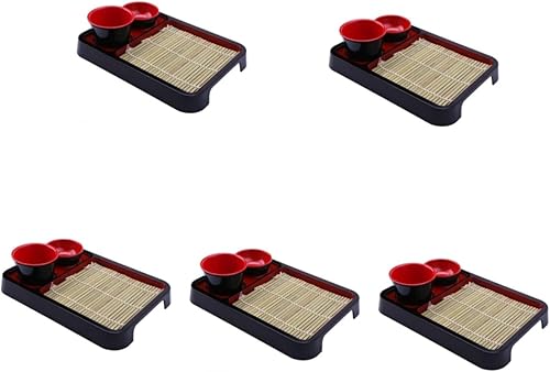 5 juegos de platos de fideos fríos japoneses, fuente de cocina, plato de sushi de estilo japonés, vajilla de cocina, recipiente de alimentos, plato