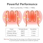 Commercial Deep Fryer with Basket for Restaurant or Home Use, 3400W 12.7QT Detachable Large Capacity Stainless Steel Countertop Electric Oil Fryer with Temperature Control - Image 4