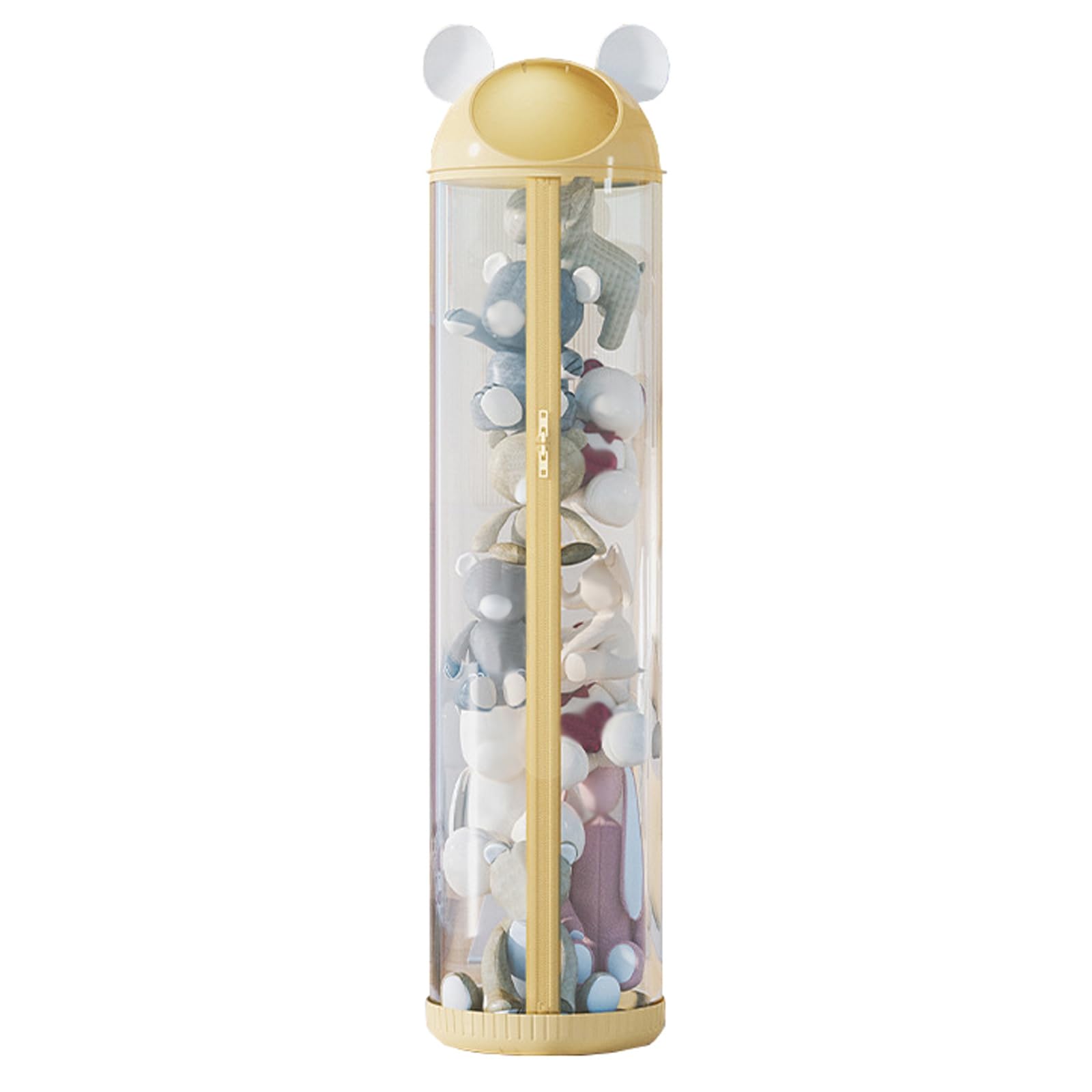 Tube De Rangement pour Jouets,Tube De Rangement De PoupéEs,Tube De Rangement Vertical pour Jouets,Tube Rangement Peluche Fermeture Eclair,Jouets OrganiséS,pour en DéCor Chambre