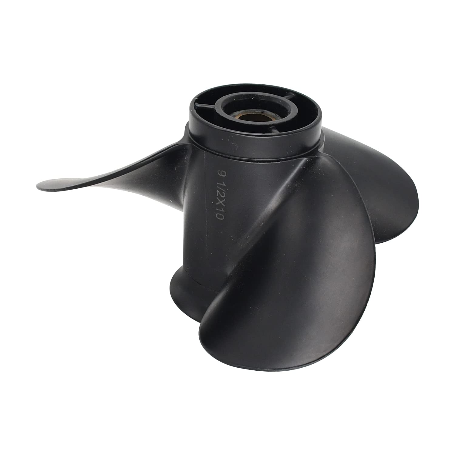 778772 Hélice de bateau 13 cannelures 9 1/2 x 10 174950 compatible avec moteur hors-bord Johnson 9,9 HP 15 HP 8 HP 1974-2001 Compatible avec moteur hors-bord Evinrude