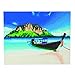 Produktbild Craft Buddy Crystal Art CAK-A95L Strandboot, 40x50cm Kristallkunst-Kit, Mehrfarbig