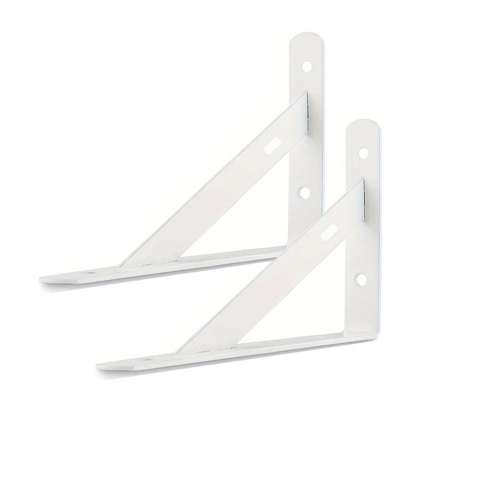 Shelf Bracket 2pcs Decorative Wall Mounted Floating Shelf Brackets Heavy Duty Rustic Iron Metal Corner Triangle 90 Degree for Shelves Wall Hanging Wooden Board Supports