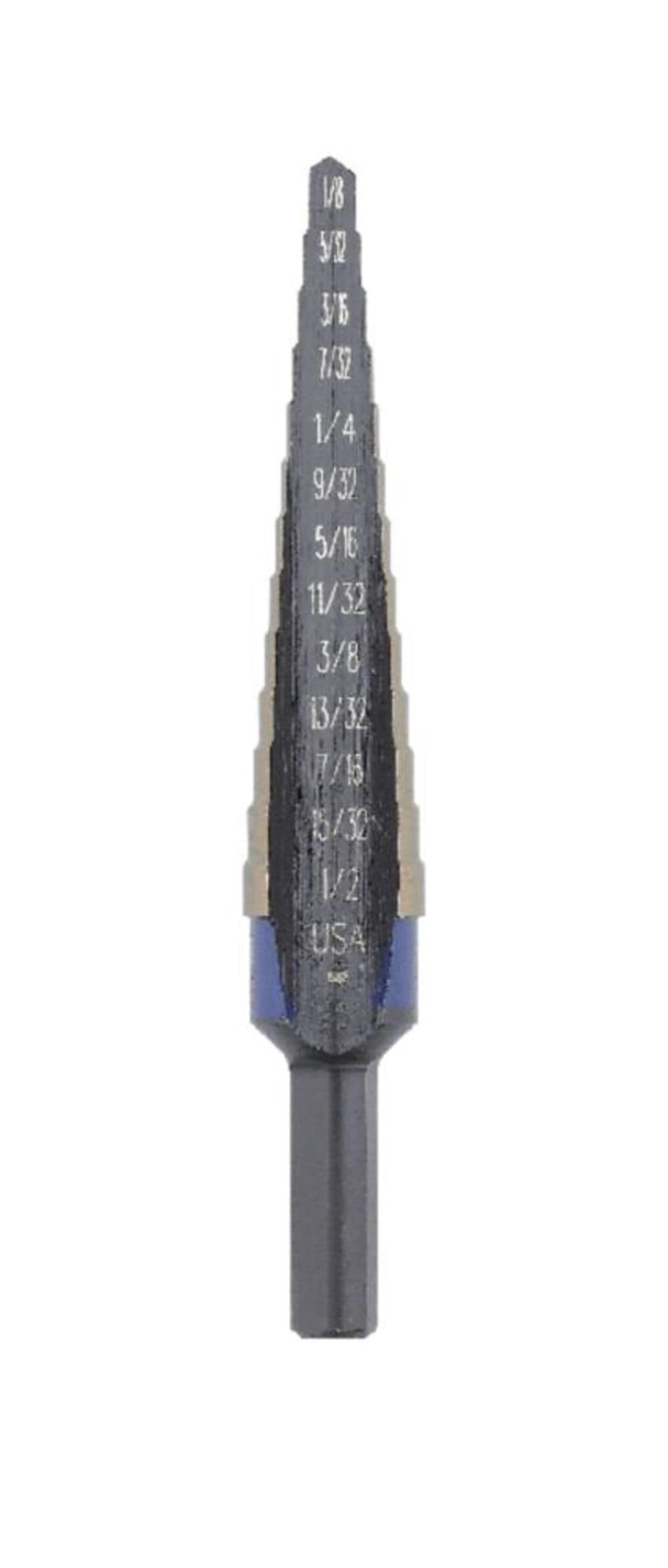 Irwin Industrial Tools 10231CB Unibit 1/32-Inch 13-Steps Cobalt Step Drill Bit