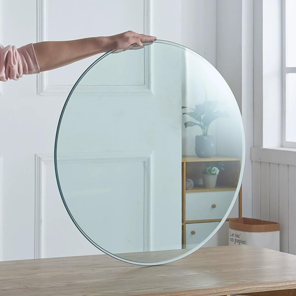 14 18 20 24 30 40 Inch Glass Table Top Round, Clear Dining Table Glass Top, Replacement Table Top Glass 8mm Thick for Dining Table, Patio Table, Coffee Table, Patio Table(100cm/39.4in)