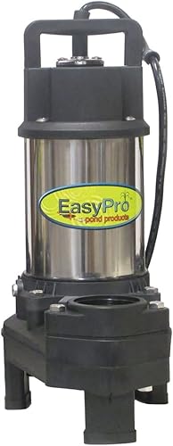 EasyPro TH150 Bomba de cascada y flujo de acero inoxidable, eficiencia energética, de larga duración, 3100 GPH - 115 voltios - Cable de alimentación