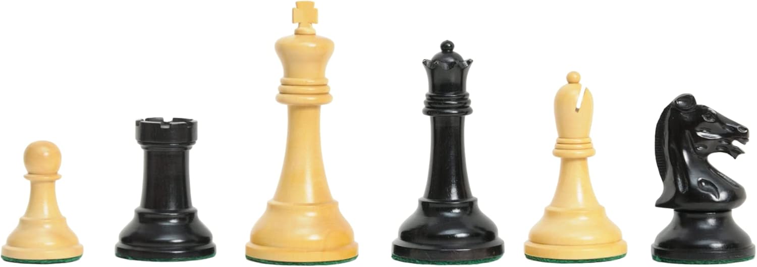 The House of Staunton - Reproduction of The Drueke Players Choice Chess Set - Pieces Only - 3.75" King - 2022 Edition