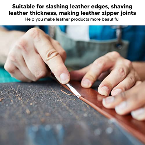 Chanfrador de borda de couro Vomeko, Edger de couro, chanfro de couro, Facas de couro DIY portáteis