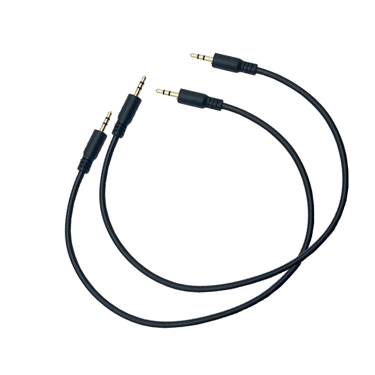 Cable de Audio 2.5mm Jack Macho a Macho 30cm 2 Pack miniatura 1