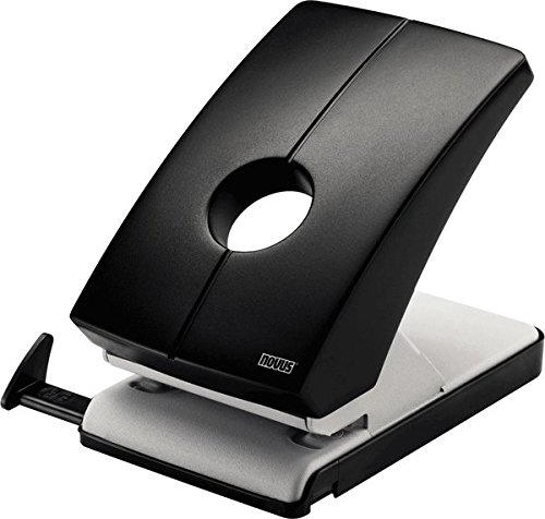Novus B 240 40 Blatt schwarz, grau Bohrhammer Papier – Bohrhämmer Papier (40 Blatt, schwarz, grau, Metall, Kunststoff, 8 cm, A4, A5, A6, 5,5 mm)