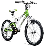 EXZELLENTE AUSSTATTUNG - 6 Gang-Schaltung von Shimano Tourney, V-Brakes vorne und hinten, Vollfederung, Ständer, Klingel und Reflektoren