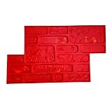 ADATTO A DIVERSI PROGETTI: Ampiamente applicabile a cortili, vialetti, patii e per la creazione di motivi in ​​pietra fai-da-te, consentendo agli utenti di ottenere facilmente effetti di decorazione per pareti o pavimenti in pietra retrò di livello professionale.