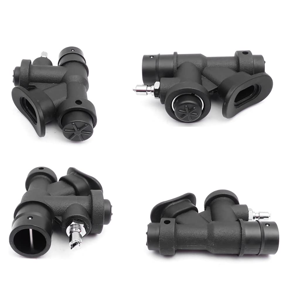 GeräTetauchen Universal Power Inflator mit Standardanschluss mit 45 Grad Abgewinkeltem Mund StüCke für Scuba Tauchen