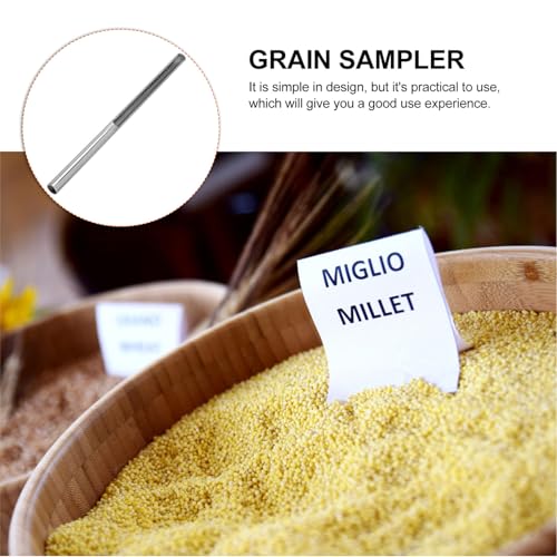 Inoxydable Échantillonneur Longue Grains en Acier, Sonde – vue 3