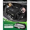 YOREPEK Upgraded Golf Trunk Organizer, Golf Gifts for Men, with Removable Insulated Pouch&Dust-Proof Protective Layer, Multi-Compartment fits 2 Pairs of Shoes, Golf Accessories