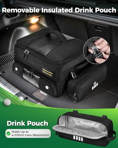 YOREPEK Golf Organizer with Insulated Pouch
