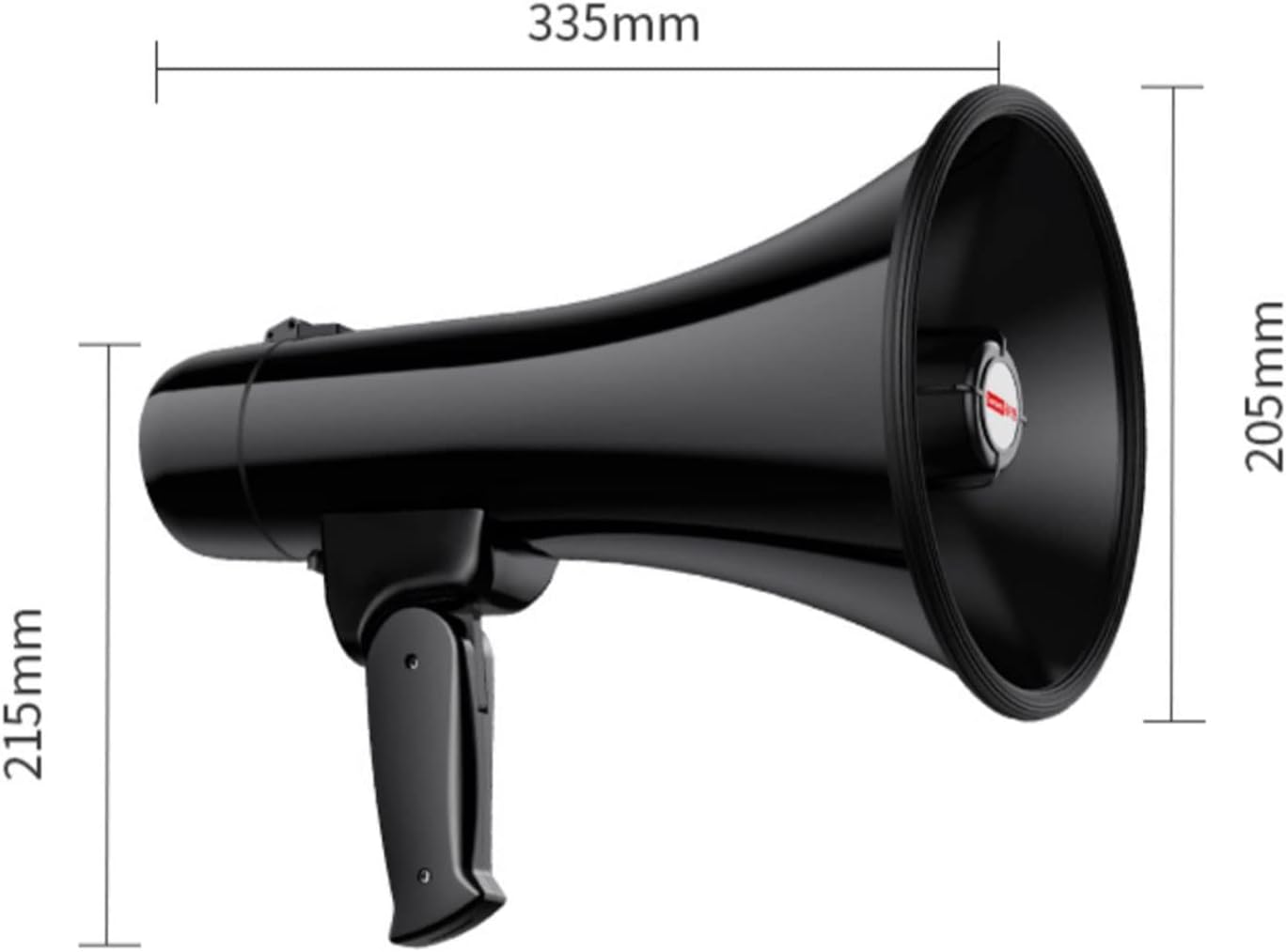 Portable Megaphone Speaker Handheld Bullhorn with Detachable Mic Recording USB Port Handheld Mic for Indoor Outdoor Activity Amplifiers