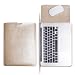 WALNEW Protective Sleek MacBook Air 13 Inch Soft Sleeve Case Cover Macbook Pro Retina 13 inch Carry Bag Holder with Exterior Mouse Pad, Gold