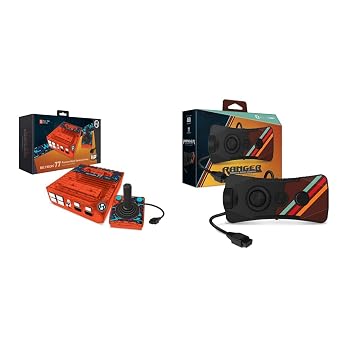 Hyperkin RetroN 77 HD Gaming Console and Premium Wired Gamepad Bundle for Atari 2600