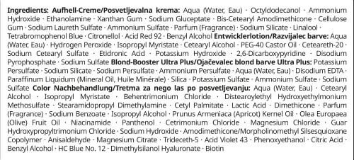 Foto von Brillance 2-in-1 Ultra Aufheller & Farbe 801 Kühles Kristallblond (160 ml), blonde Haarfarbe mit ultra-kühlen Reflexen, Coloration für bis zu 9 Stufen Aufhellung