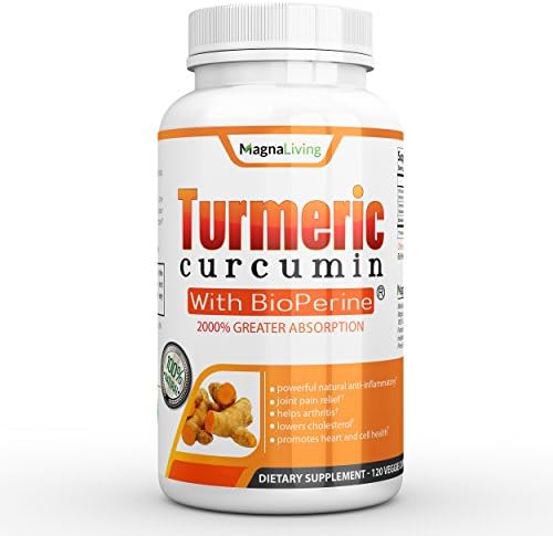 * FLASH SALE* Organic Turmeric Curcumin Bioperine Black Pepper Extract 1500mg 120 Powder Veg Capsules