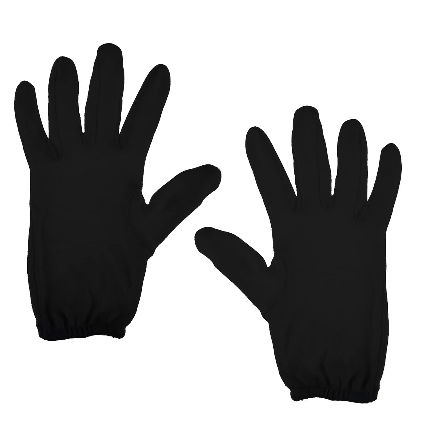 Kuber Industries Pack of 2 Pair Gloves | Cotton Summer Gloves | Protection from Sun Burns | Dust | Pollution | Unisex Adults | Black, 26 cm x 10 cm x 1 cm 2