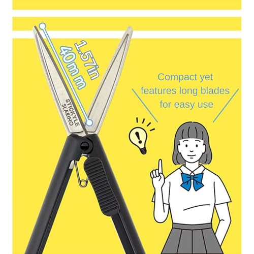 SUN-STAR Tesouras Stickyle Stationery (compactas) Slarino Branco S3719995