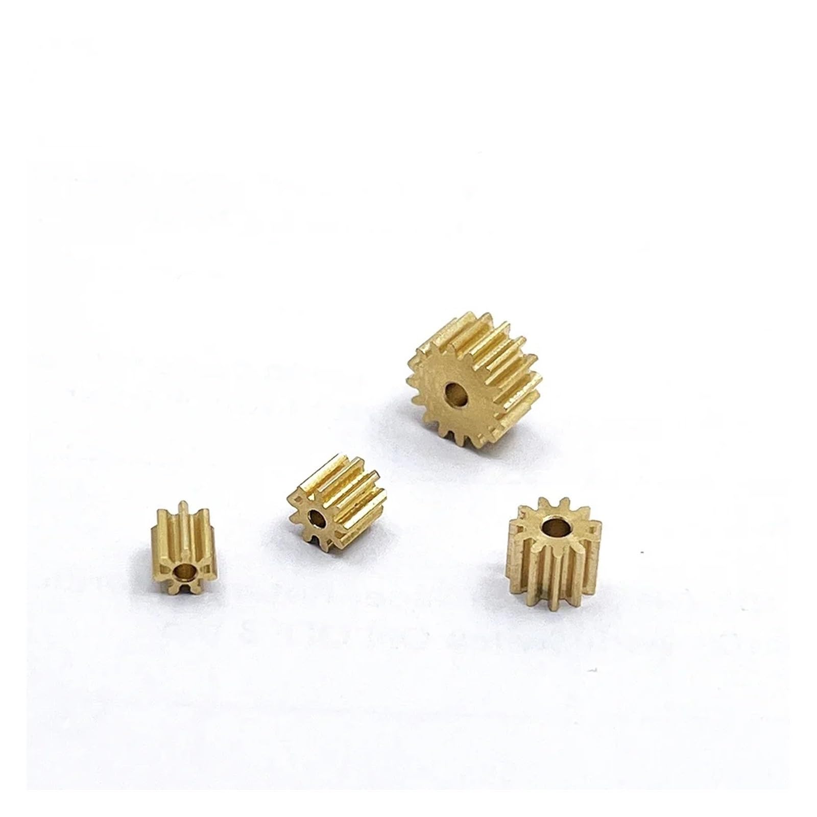 AARTERZZA 5pcs/lot 0.5 Modulus 8T 1.48MM Hole Metal Copper Gear for Spindle Gear Fit 1mm 1.5mm 2mm 2.3mm Shaft