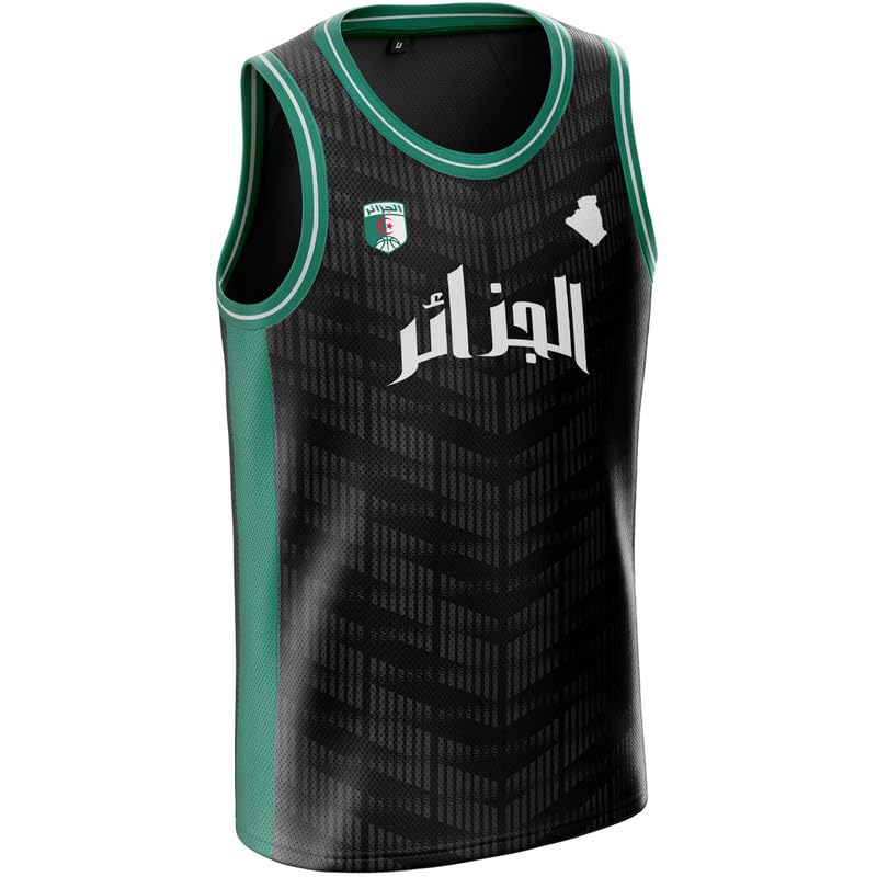 UNITIF Maillot Algérie basket AG-64 drapeau algérien