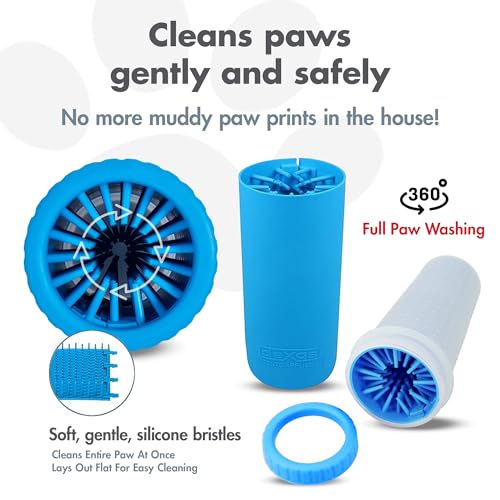 Limpiador de patas de perro para días de lluvia y paseos Dexas MudBuster grande 2